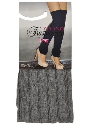 TRASPARENZE MADRID Grey Legwarmers