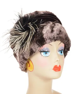 Ana Cloche Hat Style - Luxury Faux Fur in Mocha