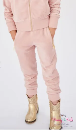 Angel's Face Girls Hanna Joggers In Tea Rose Color