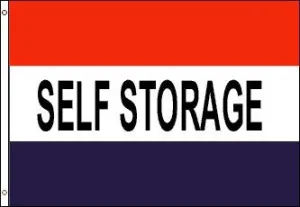 Self-Storage 3'x5' Polyester Flag Banner Sign