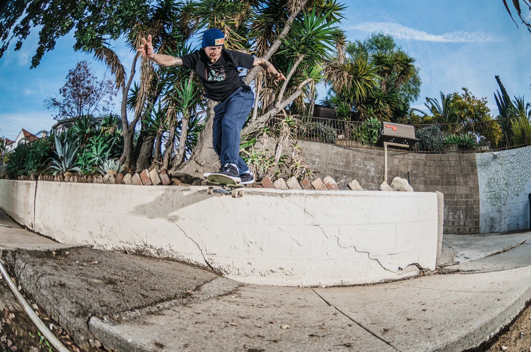 Skate Vitals Axel Loose Tapered Pants Navy