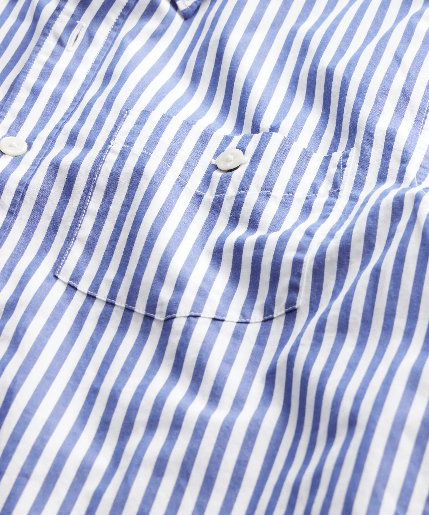 Slim Fit Favorite Poplin Shirt in Banker Stripe