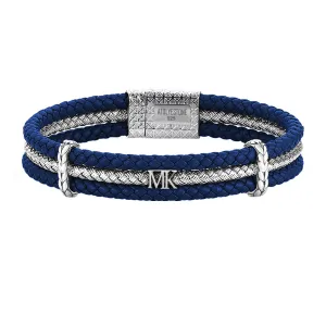 Statement Triple Row Leather Bracelet