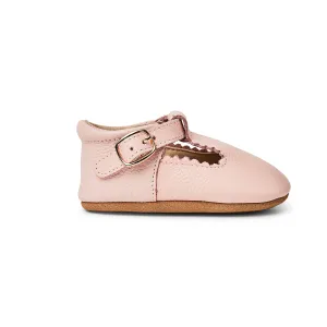 Wisp Pink Leather Baby T Bar Shoe